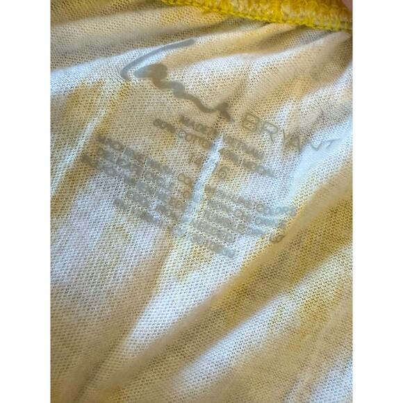 LANE BRYANT Yellow Strapless Summer Top Shirt size 14 / 16 - Picture 4 of 7